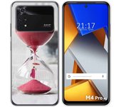 Funda Silicona para Xiaomi POCO M4 Pro 4G diseño Reloj Dibujos
