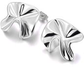Lokaer Handmade Stainless Steel Geometric Unusual Earrings For Women Minimalistic Metal Waterproof Fashion Daily Jewelry E24047