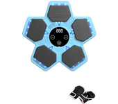 Máquina de Boxeo De Música inteligente Bluetooth 2024: Entrenador electrónico montado en la pared para adultos y niños - Equipo de perforación Interactive para partidos en casa - Ideal para niños ZP