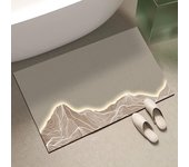 Cute Panda Door Mat Chinese Style Bathroom Diatom Mud Floor Rug Anti Slip Household Toilet Super Absorbent Quick Drying Carpet