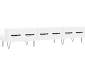 Mueble TV combinadoMueble de TV madera de ingeniería blanco brillo 150x36x30 cm