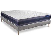 Pack colchón Actiflex morpho 135x190cm + Somier, Muelles ensacados y espuma viscoelástica, 3 zonas de confort