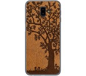 Tumundosmartphone Funda Gel Tpu para Samsung Galaxy J6+ Plus diseño Cuero 03 Dibujos