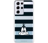 Funda original compatible con Samsung Galaxy S21 Ultra - S30 Ultra - Pato Lucas Franjas Negras