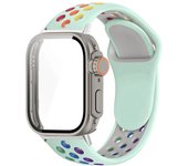 Case+Silicone Band For Huawei Watch Fit 3 Change to ultra 49mm Tempered Glass cover Protector with screen for Huawei fit 3 Strap
