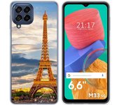 Funda Silicona para Samsung Galaxy M33 5G diseño Paris Dibujos