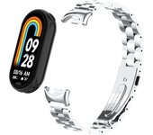 Strap for Mi Band 8 Bracelet Metal Wristbands for Xiaomi Mi Smart Band 8 Watch Stainless Steel Miband 8 Replacement Accessories
