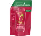 L’ORÉAL PARIS | Rutina Elvive Color Vive Recarga Ecopack de Champú, Mascarilla, Champú, Acondicionador y Aceite Protector Para Pelo Teñido
