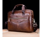 Maletín de cuero para hombre, Tena toda la protección para computadora portátil, de 14 pulgadas para computadora, para Negocios, informales, Compass, Viajes, Vacaciones