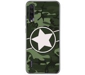 Tumundosmartphone Funda Gel Tpu para Xiaomi Mi A3 diseño Camuflaje 01 Dibujos