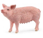 Figura de Cerdo Schleich Farm World - Detalles Realistas - Juguete Educativo