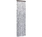 vidaXL Cortina Mosquitera de Chenilla 56x185 cm Extraíble Color Taupe,  Marrón,  Ocre y mas