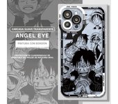 Phone Case for iPhone X XS 7 6s 12 Mini 11 15 Plus XR SE 13 Pro Max 14 Pro 8 Clear Silicone Cover  Anime O-One Piece Luffy