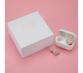 New Original Bluetooth Wireless Headphones Heart Shaped Earphones woman Earphone High Quality Heart Earbuds Girl Gift