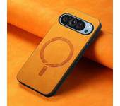 for Magsafe PU Leather Phone Case for Google Pixel 9 Pro XL Matte Magnetic Wireless Charging Cover for Pixel 7A 8A 8 7 Pro