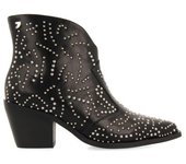 Gioseppo 70350 Botines cowboy Struer para mujer en negro de piel