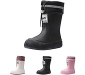Botas de lluvia botas de mujer de moda a media pantorrilla correas para botas de jardín cordón ajustable botas de lluvia antideslizantes correas plantillas cómodas zapatos de trabajo al aire libre