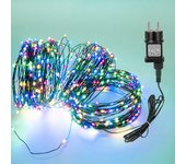 1PCS 100/200LED Fairy String Lights Christmas Garland Outdoor Decor Lights Waterproof With Remote For Tree Street Wedding Party