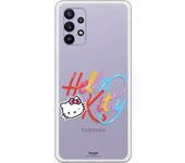 Funda original compatible con Samsung Galaxy A32 5G - Hello Kitty Caligrafica