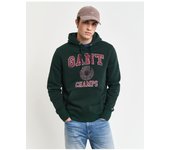 GANT SUDADERA GANT CON CAPUCHA CHAMPS GRAPHIC VERDE