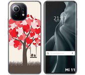 Tumundosmartphone Funda Gel Tpu para Xiaomi Mi 11 5G diseño Pajaritos Dibujos