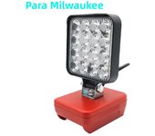 Led Light For Dewalt For Milwaukee 18V 20V Battery Portable Spotlight Cordless Outdoor Work Fishing Handheld Emergency Tool Lamp