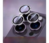 Diamond Glitter Camera Protection For Iphone 12 11 14 Pro Max Plus Lens Tempered Glass On Iphone 15 14 13 11  Pro Max Metal Ring