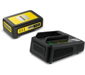 Kärcher - Cargador y batería de 18 V 2.5 Ah, Cargador y batería - 2.445-062.0