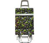 Happy casa Carrito de Compra Plegable Ligero 90x30x39cm , Resistente, Plegable, con 4 Ruedas Resistentes, para la Compra de Alimentos, Capacidad de Carga 40 Litros