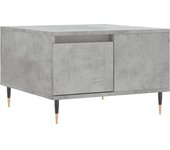 vidaXL Mesa de centro madera contrachapada 55x55x36,5 cm Blanco, Negro, Blanco brillante Mesita de Salón o Comedor o Auxiliar Mesa de Café Meuble Salón