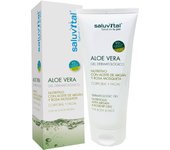SALUVITAL Gel Aloe Vera 100% Puro Nutritivo con Aceite de Argán y Rosa Mosqueta. 200 ml. Todo tipo de pieles.