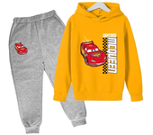Cars Sweatshirt Boy Sweatshirt girls Lightning McQueen Sweatshirt Hoodies Pants 2Pcs Kids Tracksuits Children Clothing