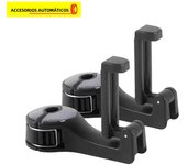 Multi-functional 2 In 1 Car Hook Hidden Multifunctional Rear Headrest Hook Car Rear Phone Holder Lock Type Mobile Phone Holder