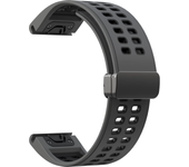 QuickFit 22MM 26MM Silicone Magnetic D Buckle Strap For Garmin Fenix 6XPro 5XPlus EPIX Gen2 TACTIX DELTA Bracelet Watchband