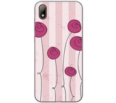 Tumundosmartphone Funda Gel Tpu para Huawei Y5 2019 diseño Flores Vintage Dibujos