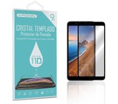 Protector de pantalla compatible con XIAOMI REDMI 7A ⋆ Cristal templado ⋆ Borde negro ⋆ Protección contra golpes y arañazos ⋆ Dureza 9H ⋆ Alta claridad ⋆ Ajuste preciso ⋆ Instalación sencilla ⋆ Compatible con fundas