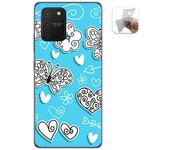 Tumundosmartphone Funda Gel Tpu para Samsung Galaxy S10 Lite diseño Mariposas Dibujos
