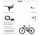 Goodtaste GT03 Power-off Lithium Electric Folding Driving Disc Mountain Scooter Bicycle Caliper Xod Hydraulic Brakes For Bikes