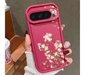 Flowers Pattern Candy Color Case For Google Pixel 8A 9 Pro XL 8 Pro Shockproof Soft TPU Silicone Phone Cover For Pixel 8 9 Pro
