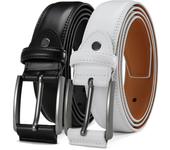 Men Belts High Quality Genuine Leather LONG Large Pin Buckle Metal Automatic Buckle Male Belts Strap Male