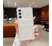 Case For Samsung Galaxy S24 FE S25 S24 S23 S22 S21 Ultra Plus A56 A55 A52 A54 A53 A35 A34 A15 A14 A16 Card Bag Clear Phone Cover