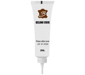 BARAC Kit de reparación Blanco de cuero en crema, Kit de reparación de vinilo para asiento de coche, sofá, abrigos, agujeros, rascadores, grietas, cuero líquido, herramienta de restauración, 20 ml