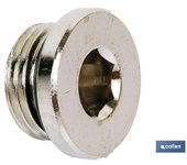 Tapon allen rosca macho con torica r-3/8   caja 5 unid.