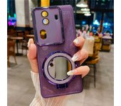 Mirror Glitter Case For Oppo Reno 5 6 7 8 10 11 11F Find X3 X5 Lite X6 X7 Realme 10 11 Pro Plus Stand Holder Bracket Bling Cover