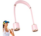 Ventilador de Cuello recargable,Ventilador portátil personal, Aire acondicionado Cuello, ventilador portátil refrigeración 360 °, bajo nivel Ruido, 3 velidades