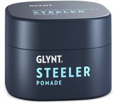 STEELER POMADE GLYNT. Pomada a base de agua con un moldeado extra fuerte.