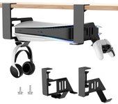 Organizer Stand PS5 - Desk Shelf with Hooks for PSVR2 and Headphones
