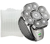4D Head Shavers for Bald Men, Upgraded 9 Floating Heads 6-in-1 Rechargeable Waterproof Wet Dry Bald Head Shavers for Men