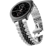HOT! 20mm 22mm Stainless Steel Strap For Samsung Galaxy 3 Watch 42 46mm Gear S3 Watch for Amazfit Metal Wristband Bracelet band