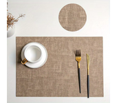 Placemats, Faux Leather Table mats Set,  Place Mats Non-slip Thermal Stain-resistant Easy to Clean Table mat for Table,kitchens